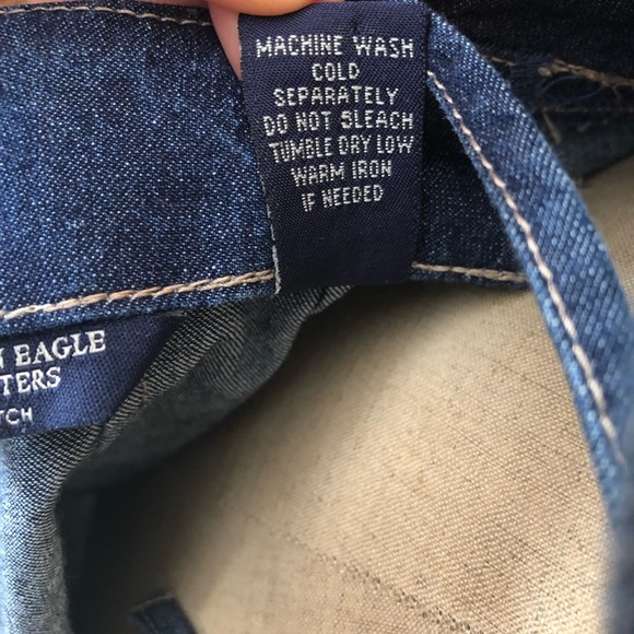 American Eagle Jean Dress, Spaghetti Strap, Size 6 - Picture 13 of 15